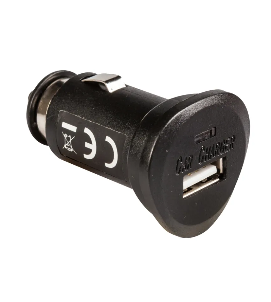 Poly pool - alimentatore usb per accendisigari auto nero