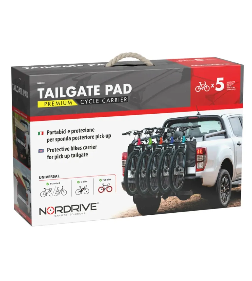 Portabici lampa "tailgate pad" per sponda posteriore pickup - cod. n50435