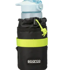 Porta borraccia per bicicletta sparco in microfibra , 12x8x8 cm