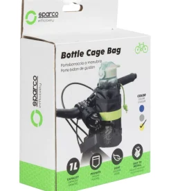 Porta borraccia per bicicletta sparco in microfibra , 12x8x8 cm