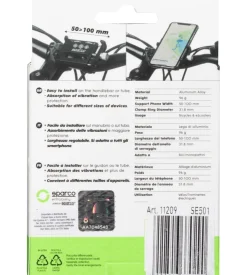 Portasmartphone per bici sparco alluminio