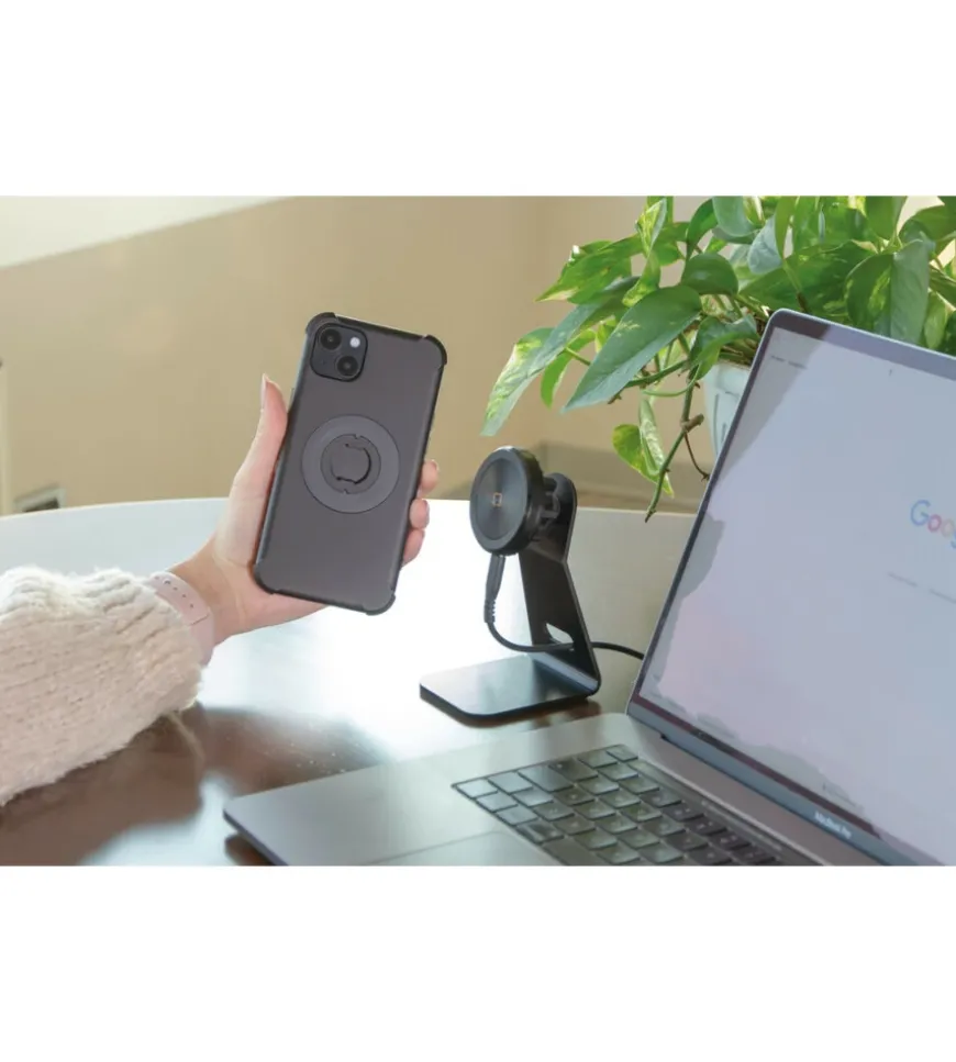 Porta telefono magnetico da tavolo lampa "mag wireless stand" con ricarica wireless - 91807