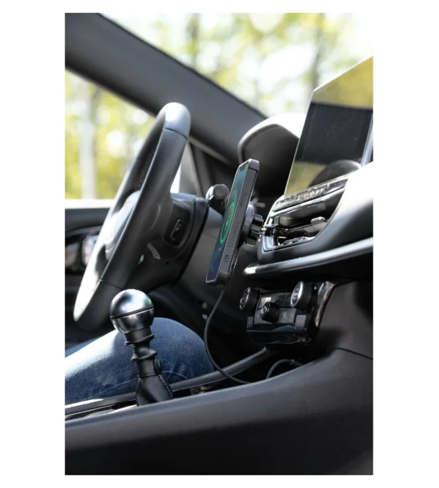 Porta telefono magnetico lampa "mag wireless airvent" per bocchetta d'aerazione con ricarica wireless - 91802