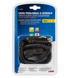 Presa corrente con prolunga 12/24v  39055