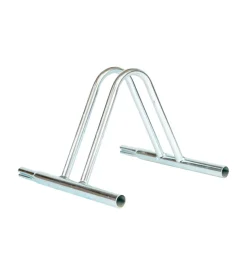 Rastrelliera portabici singola in ferro zincato con passaruota 5 cm 37x37x28 cm