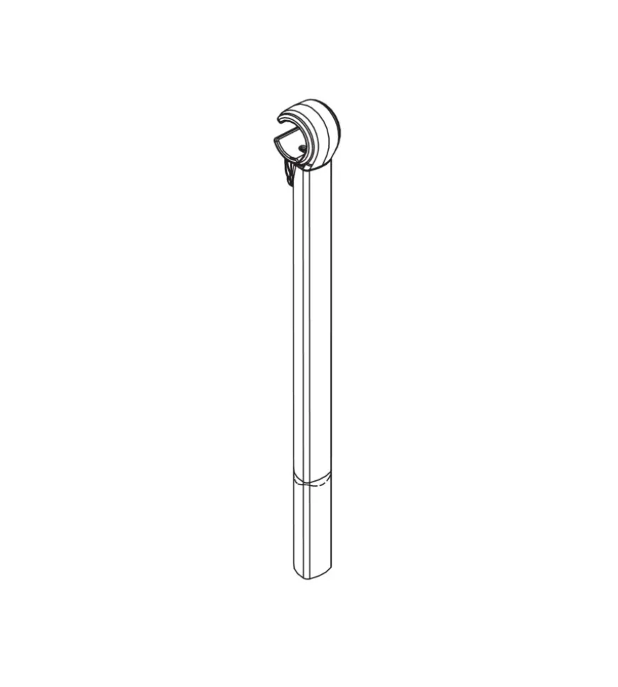 Ricambio braccetto ferma telaio 350 mm per portabici justclick yck606