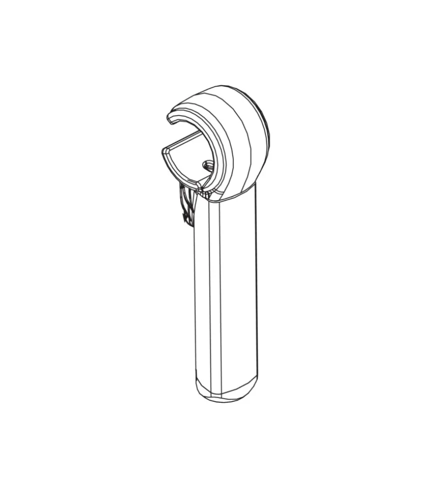 Ricambio braccetto ferma telaio 100 mm per portabici justclick yck605