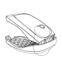 Ricambio morsetto per telaio portabici foldclick e justclick  yck622