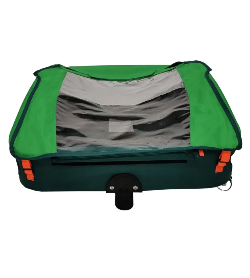 Rimorchio passeggino bici bellelli "trailblazer" 2 in 1 verde chiaro, 41 kg