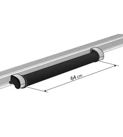 Rullo posteriore per barre kargo - 64 cm  n11030