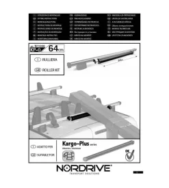 Rullo posteriore per barre kargo - 64 cm  n11030