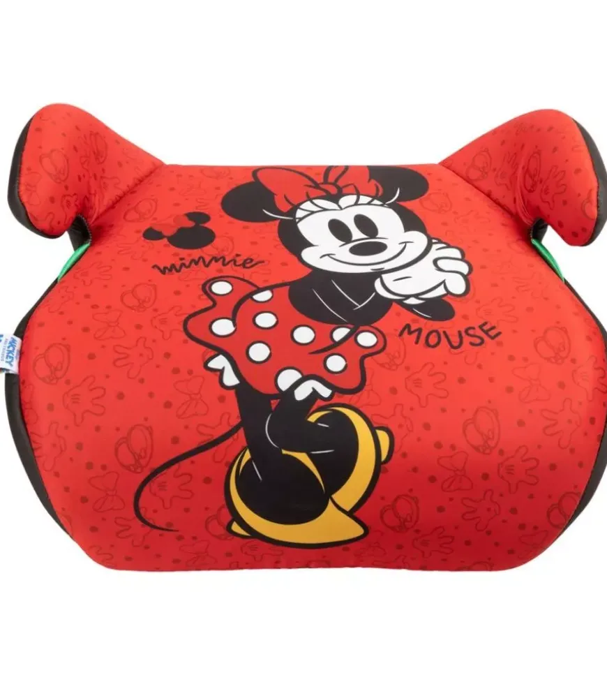 Seggiolino alzabimbo auto disney "minnie" per bambini con altezza da 125 a 150 cm, ece r129