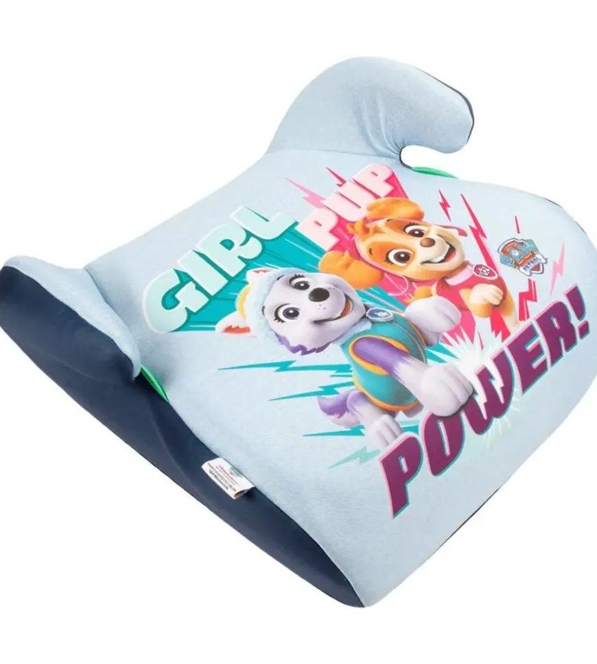 Seggiolino alzabimbo auto "paw patrol" per bambini con altezza da 125 a 150 cm, ece r129