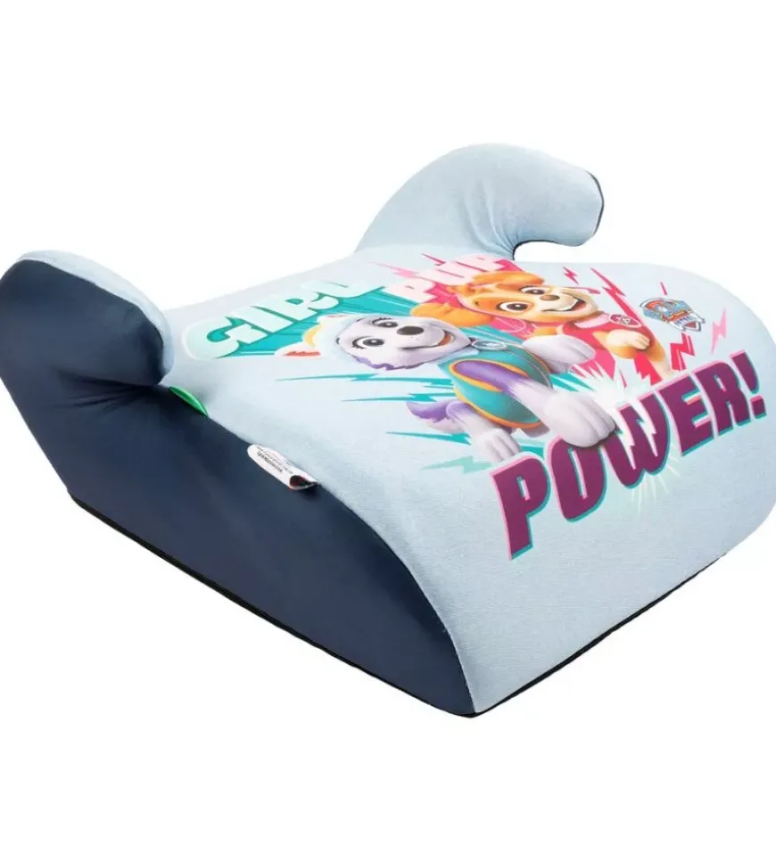 Seggiolino alzabimbo auto "paw patrol" per bambini con altezza da 125 a 150 cm, ece r129