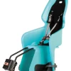 Seggiolino posteriore per bicicletta bellelli "lotus" sky blue, portata massima 22 kg