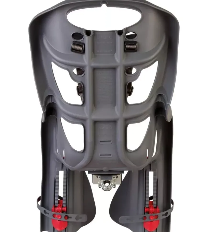 Seggiolino posteriore per bicicletta bellelli "pepe" dark grey, portata massima 22 kg