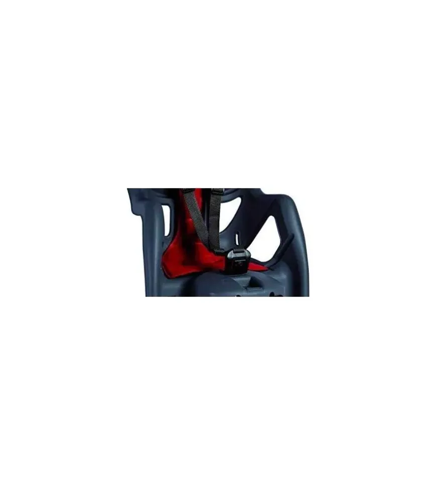 Seggiolino posteriore per bicicletta bellelli "pepe" dark grey, portata massima 22 kg