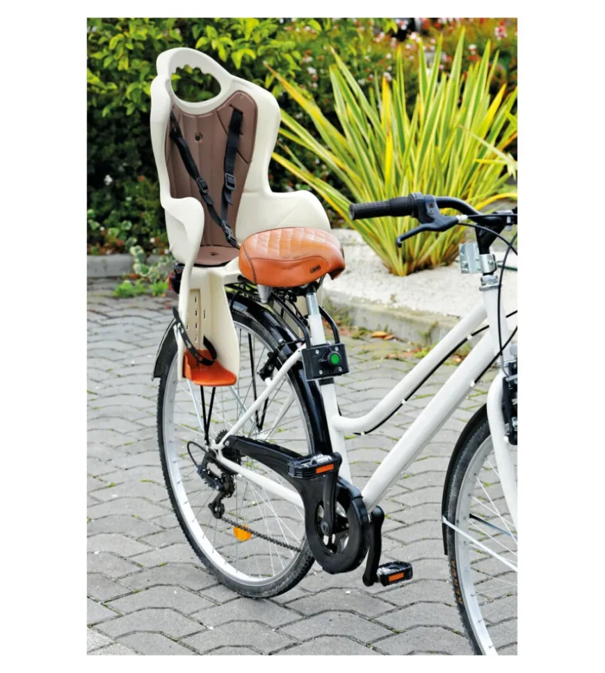 Seggiolino posteriore per bicicletta lampa "holly" con attacco al telaio colori assortiti portata massima 22 kg