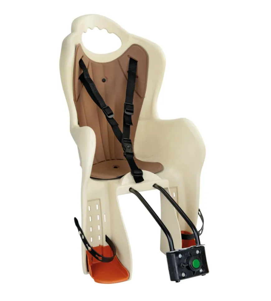 Seggiolino posteriore per bicicletta lampa "holly" con attacco al telaio colori assortiti portata massima 22 kg