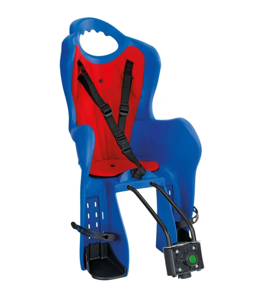 Seggiolino posteriore per bicicletta lampa "holly" con attacco al telaio colori assortiti portata massima 22 kg