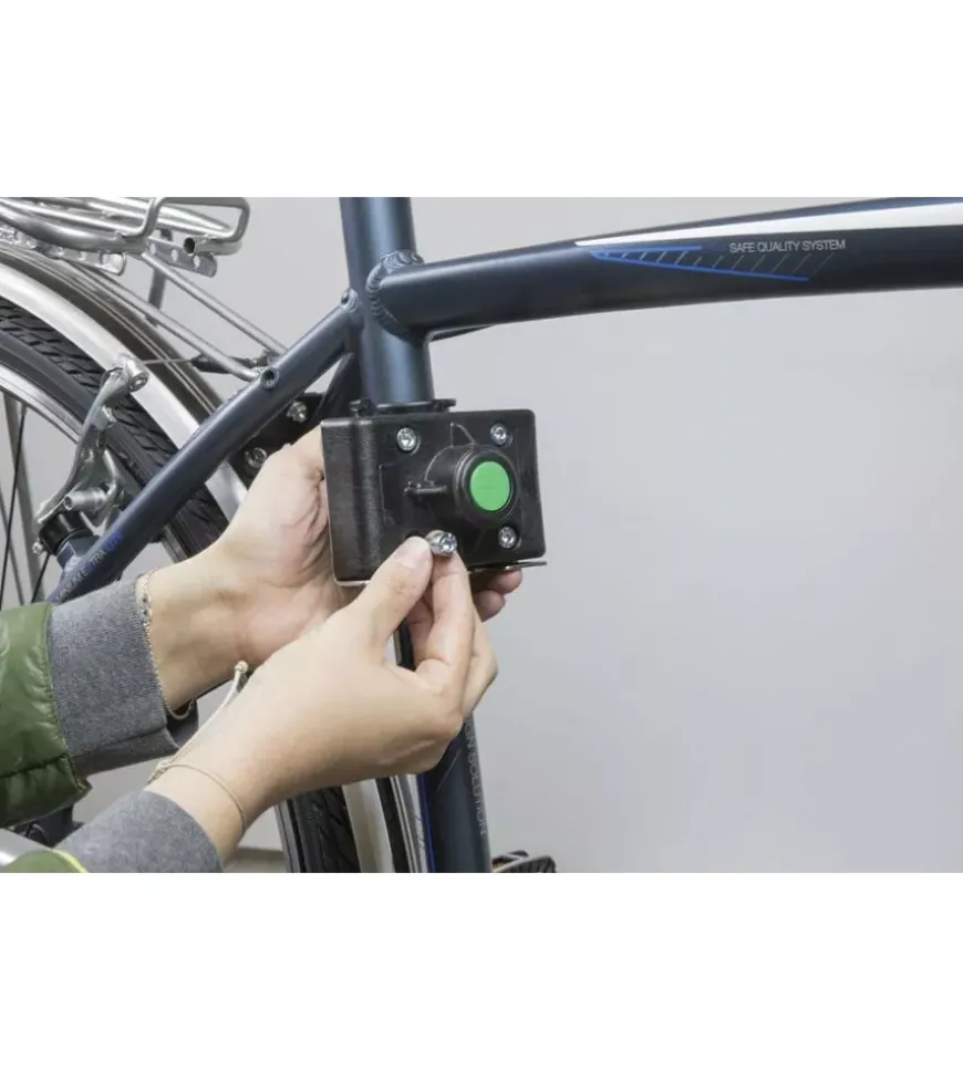 Seggiolino posteriore universale per bicicletta on bike "bing", portata massima 22 kg