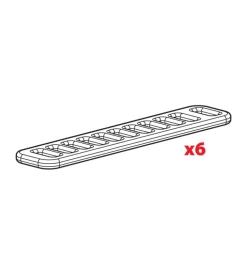 Set 6 cinghietti in gomma  n99982
