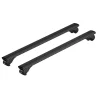 Set completo barre portatutto "evos silenzio black rail" in alluminio xl 140 cm - n15092