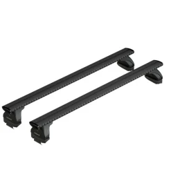 Set completo barre portatutto "evos lp 235 silenzio black m" in alluminio - nk235lbm