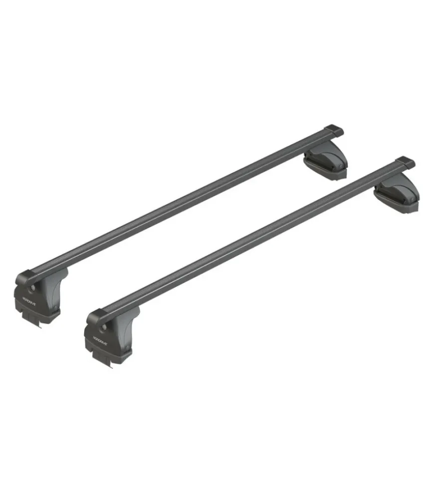 Set completo barre portatutto "evos lp 242 quadra xl" in acciaio - nk242lqxl