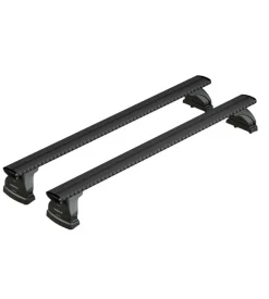 Set completo barre portatutto "evos lp 230 silenzio black m" in alluminio - nk230lbm