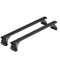 Set completo barre portatutto "evos 224 silenzio black m" in alluminio - nk224ebm