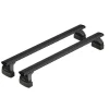 Set completo barre portatutto "evos lp 036 silenzio black m" in alluminio - nk036lbm