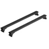 Set completo barre portatutto "evos silenzio black in-rail" in alluminio s 108 cm - n15101