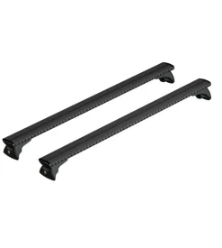 Set completo barre portatutto "evos silenzio black in-rail" in alluminio s 108 cm - n15101