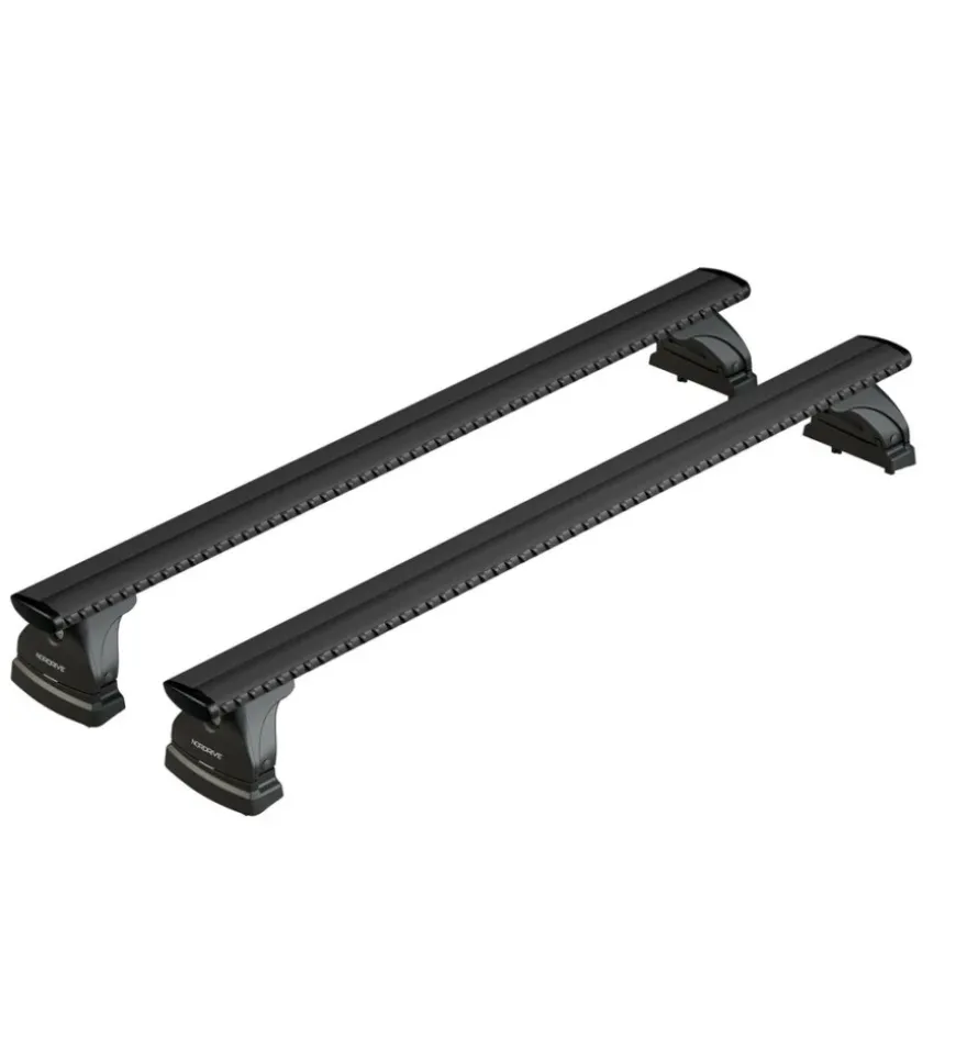 Set completo barre portatutto "evos s silenzio black s" in alluminio - nk165lbs