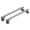 Set completo barre portatutto "evos 242 silenzio l" in alluminio - nk242ebl