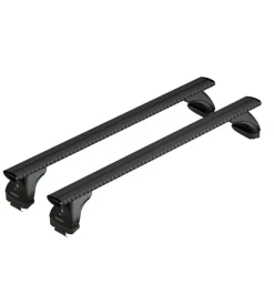 Set completo barre portatutto "evos 229 silenzio black m" in alluminio - nk229ebm