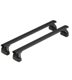 Set completo barre portatutto "evos lp 030 silenzio black s" in alluminio - nk026ebl