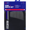 Set completo spc19  tappetini auto universali in moquette nero/blu poliestere