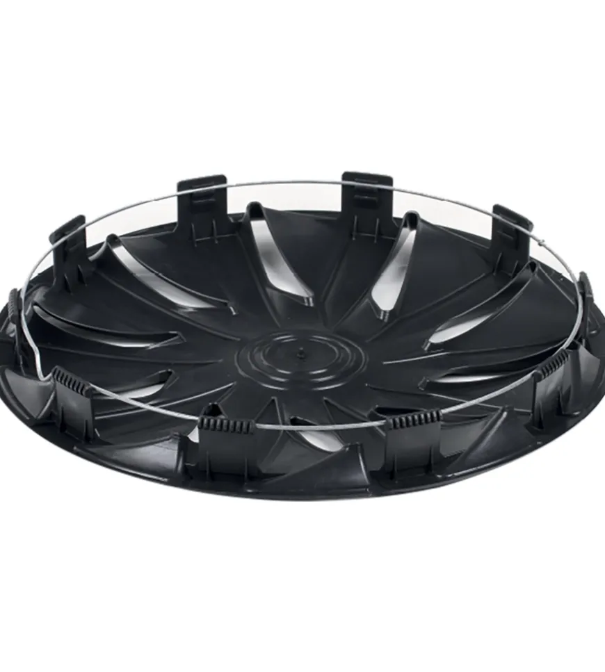 Set 4 copricerchi auto sparco "lazio" nero/grigio, 13" pollici - spc1391bkgr
