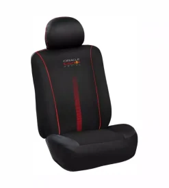 Set coprisedile auto redbull "powerbar" nero e rosso 3 pezzi