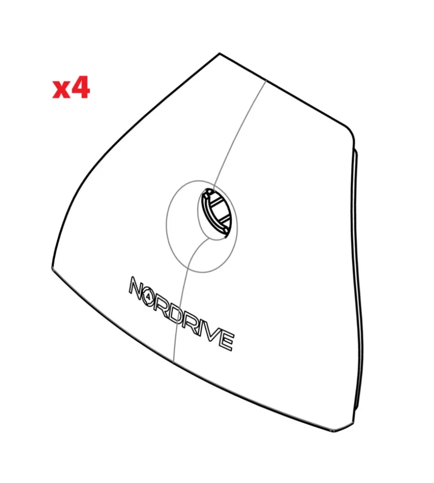 Set 4 cover piedi evos n99969