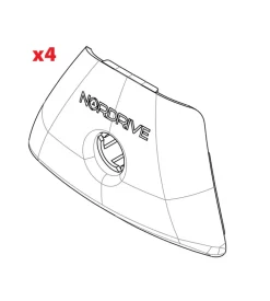 Set 4 cover piedi in-rail  n99961