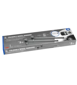 Set 2 ganci porta gomme e cerchioni da parete lampa richiudibili - 15969