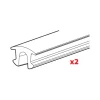 Set 2 gomme inferiori - l = 125 cm  n99992