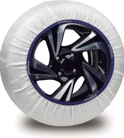 Set 2 pezzi calze da neve sparco in tessuto bianco silenziose, tg xl- spt60