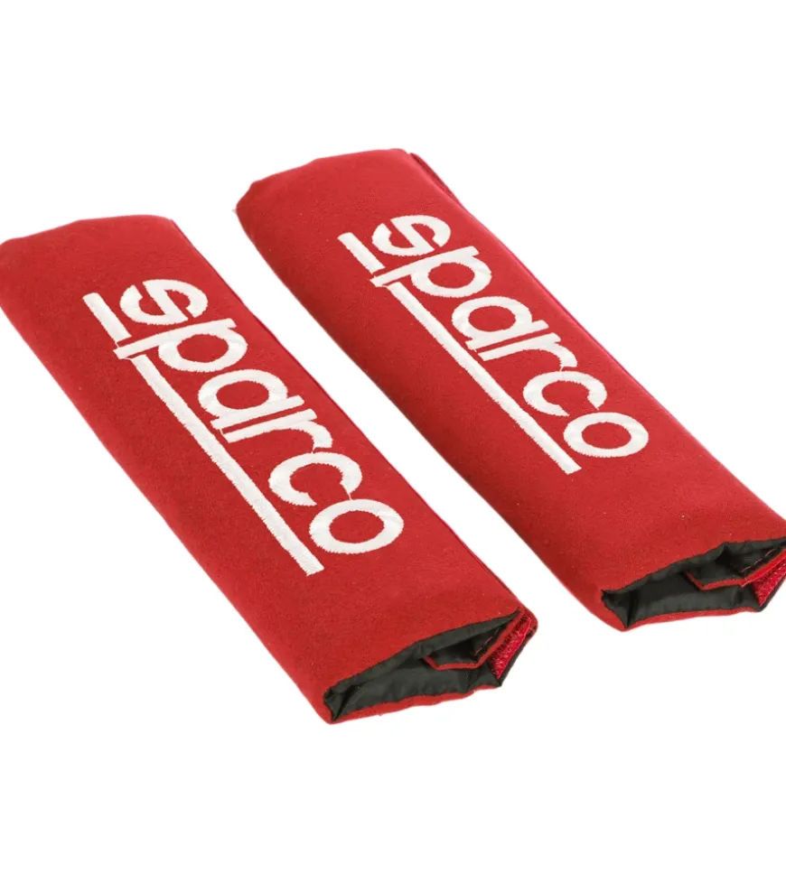 Set 2 pezzi di cuscinetti passacintura spc1204 universali per auto rossi