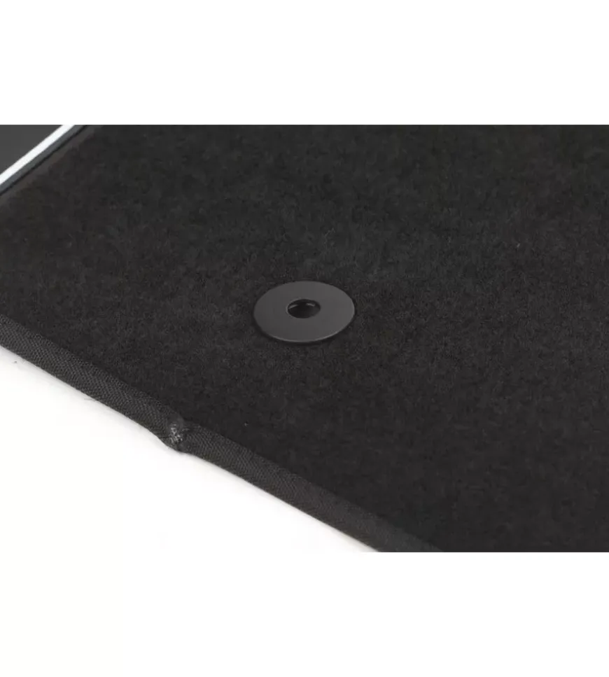 Set 4 pezzi tappeti moquette per auto sparco grigio e nero