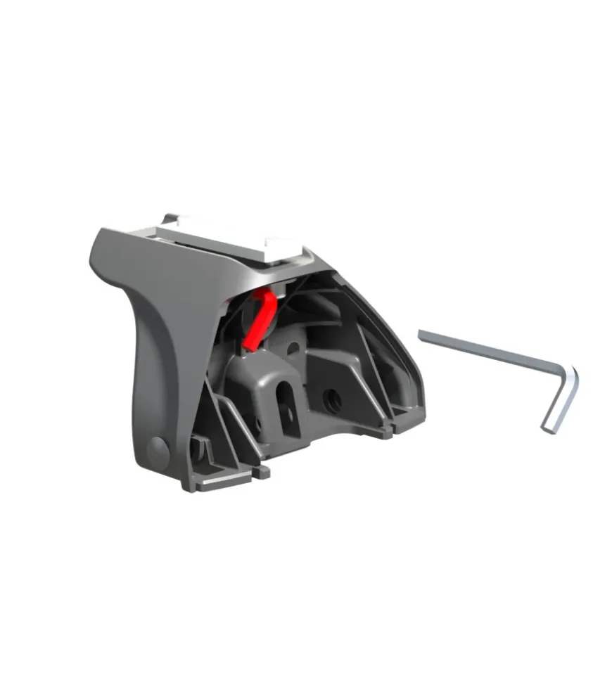 Set 4 piedi a profilo basso per vetture con tetto standard n20002
