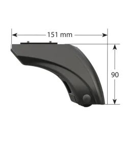 Set piedi per barre evos nordrive n20001